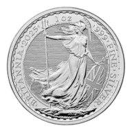 2025 1 oz Silver Britannia Coin BU