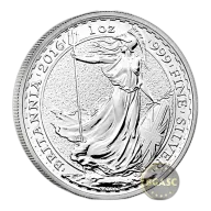 2016 1 oz British Silver Britannia Coin