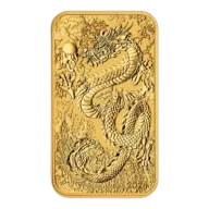 2024 Dragon 1oz Gold Rectangular Coin