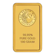 Kangaroo 100g Gold Minted Bar