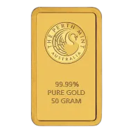 Kangaroo 50g Gold Minted Bar