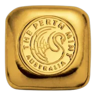 The Perth Mint 1oz Gold Cast Bar
