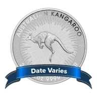 Random Year $1 Australian Silver Kangaroo 1 oz Brilliant Uncirculated