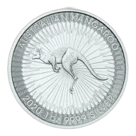 2020 1 oz Australian Silver Kangaroo Coin BU