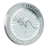 2016 1 oz Australian Kangaroo Silver Coin