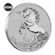 Perth Mint 2026 Australian Lunar Series III Year of the Horse 1/10oz Platinum Bullion Coin