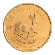 1/2 oz South African Gold Krugerrand Bullion Coin (Various Years)