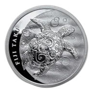 Pre-Owned Fiji Hawksbill Turtle 1oz Silver Coin - VAT Free - Mixed Dates