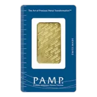 1 oz PAMP Suisse Gold Bar (In Assay Card)