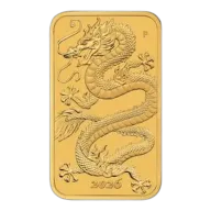 2026 1 oz Dragon Rectangular Gold Coin