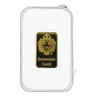 Scottsdale Mint 2g Lion Gold Bullion Bar