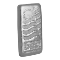 250 Gram 250th Anniversary Betsy Ross Flag Cast Silver Bar