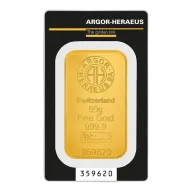 50g 9999 gold - Switzerland - Minted Bar - Kinebar