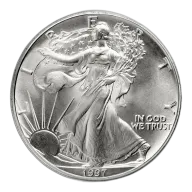 1997 Silver American Eagle - BU