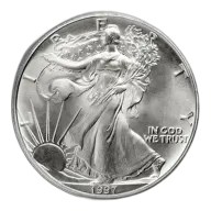 1997 Silver American Eagle - BU