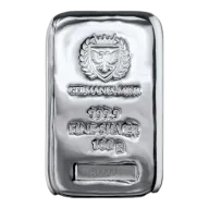 100g Silver Cast Bar - Germania Mint