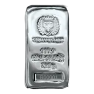 250g Silver Cast Bar - Germania Mint