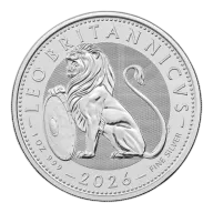 The British Lion 2026 1oz Silver Bullion Royal Mint Coin