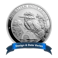 $1 Silver Australian Kookaburra 1 oz BU Random Year