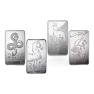 Misc. 10 oz Lunar Series Silver Bar