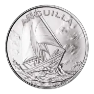 Scottsdale Mint 2025 Regatta EC8 1oz Silver Anguilla Bullion Coin