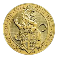 2016 1/4 Oz Great Britain Queen's Beast Gold Coin (Lion) - BU