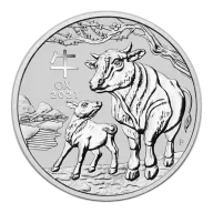 2021 Australia 1 oz Silver Lunar Ox