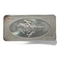 Pony Express 1 oz Silver Bar VINTAGE Patrick San Francisco Mint