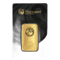 1 Troy oz Perth Mint Gold Bar .9999 Fine Sealed In Assay
