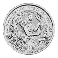2022 1 Oz Silver Great Britain Maid Marian - BU