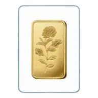 2.5 gram Gold Bar - PAMP Suisse - Rosa - 999.9 Fine in Sealed Assay