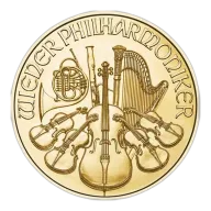 2025 Austria Gold Philharmonic 1/4 oz 25 Euro - BU