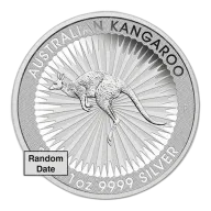 Australia Silver Kangaroo 1 oz $1 BU Random Date