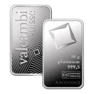 50g Platinum Bar