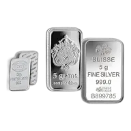 5 Gram Silver Bar (Random Brand)