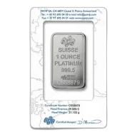 Platinum Bar 1oz - PAMP Fortuna
