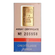 Pre-Owned 2.5g Gold Bar