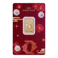2025 5 Gram PAMP Swiss Good Luck Gold Bullion Bar - Koi (Pre-Owned in Good Condition)
