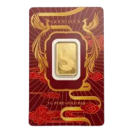 PAMP Suisse 5g Gold Good Luck Phoenix Minted Bar