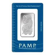 PAMP Suisse 1 Ounce Silver Fortuna Bar (New w/Assay)