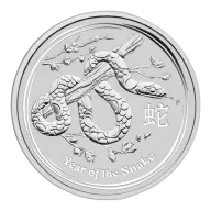 2013 Kilo Australia Silver Lunar Snake BU - Series II