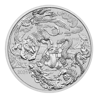 2024 1oz Silver Chinese Myths and Legends Four Guardians Coin 99.99% Fine