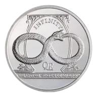 2022 2 oz Infinity High Relief Silver Round