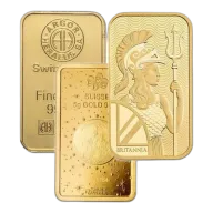 5 Gram .9999 Fine Gold - Mixed Bars (Secondary Market)