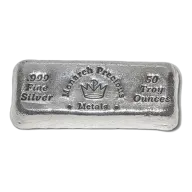 50 oz .999 Fine Silver Bar - Monarch Poured (No Longer in Production)
