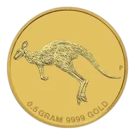 Pre-Owned Australian Mini 'Roo' 0.5g Gold Coin - Mixed Dates
