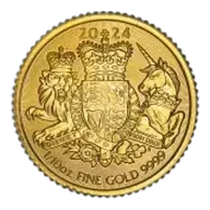 2024 Royal Arms Gold 0.1 Ounce Bullion Coin