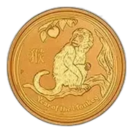 2016 1 oz Gold Coin Lunar Year of the Monkey Perth Mint Bullion