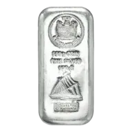 2018 500 Gram Silver Coin Bar $5 Fiji Argor Heraeus - Pre-Owned