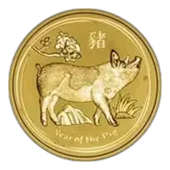 2019 1 oz Gold Coin Lunar Year of the Pig Perth Mint Bullion